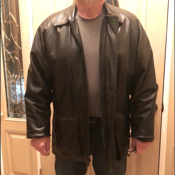 Coach Other - Vintage Coach- Excellent condition Mens lined leather jacket XL Black